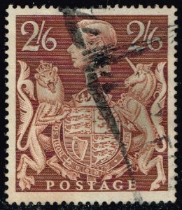 Great Britain #249 King George VI & Royal Arms; Used