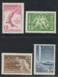 Finland 1951 Olympic Games set Sc# B110-13 NH
