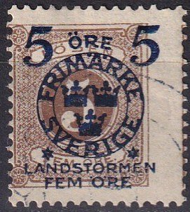 Sweden #B14 Used  CV $5.00  (Z5065)