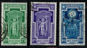 Italy #311-3 used Holy Year