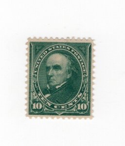 US Scott  273 VLH, 10¢ Daniel Webster, per 12, Wmk 191