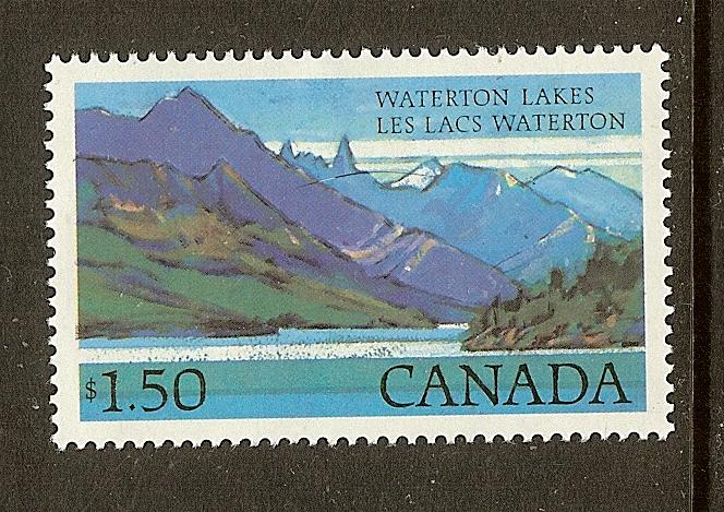 Canada, Scott #935, $1.50 Waterton Lakes Natl Park, MNH