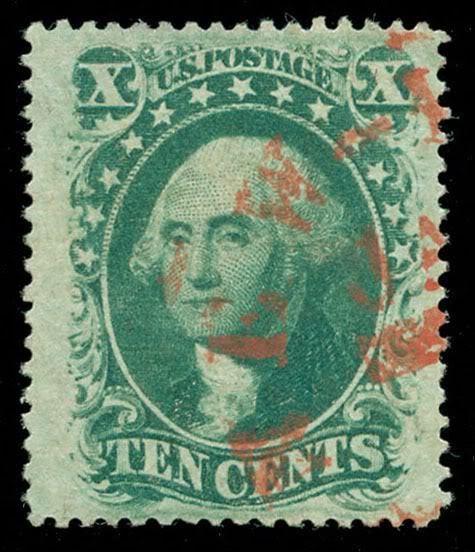 momen: US Stamps #35 Used XF Jumbo