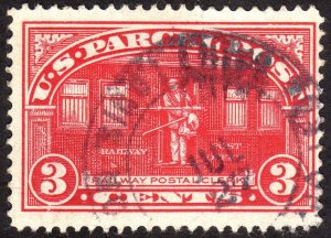 1913, US 3c, Parcel Post, Used, Sc Q3