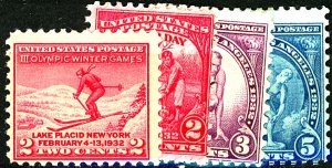 U.S. #716-719 MINT/MIXED CONDITION 