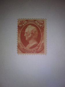 SCOTT #O91 MINT VERY LIGHT HINGE NO GUM TWENTY FOUR CENT DEPARTMENT OF WAR !