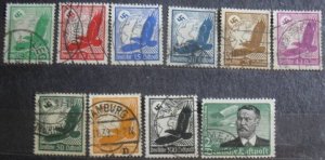 Germany #C46-C55 Used- SCV=$33.95