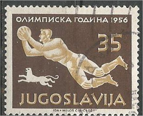 YUGOSLAVIA, 1956, used 35d, Olympic Games Scott 465