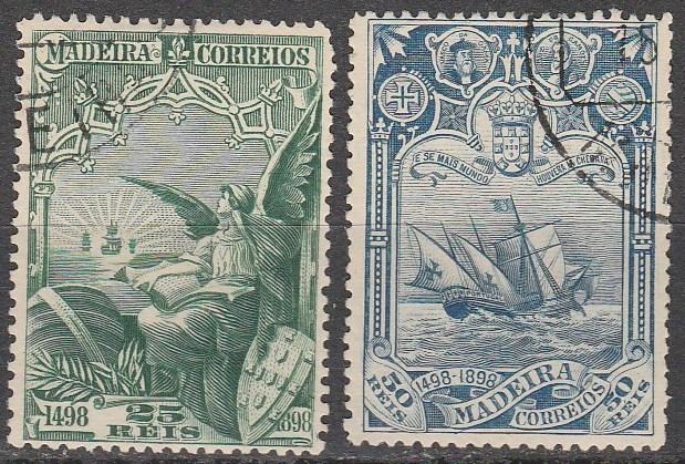 Madeira #40-1  F-VF  Used  CV $4.50  (A14779)