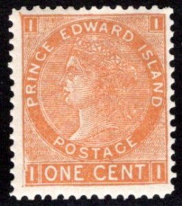 Scott 11, PEI, Prince Edward Island, Canada, VG/F, p.12.75?, MLHOG, QV, 1872