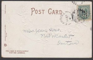 CANADA 1904 Postcard CARROLL / MAN cds......................................U372