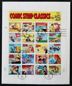 U.S. Used #3000 32c Classic Comics Nov 1, 1997 Last Day of Sale - On Cover