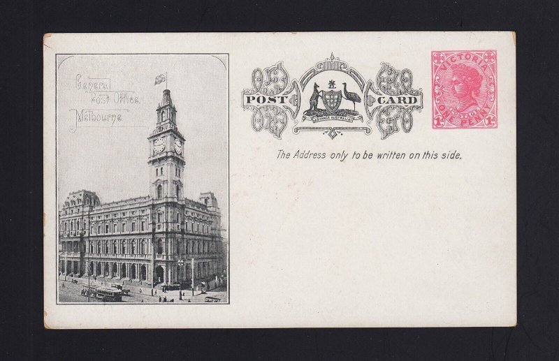 VICTORIA: H&G #30 Mint 1p American Fleet Postal Card