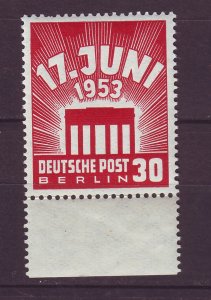 J24198 JLstamps 1953 germany berlin hv of set mnh #9n100 chain