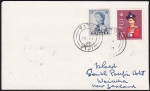 FIJI 1967 cover to New Zealand -  VATOA cds................................B2806