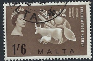 Malta 291 Used 1963 issue; spot on back (ak5666)