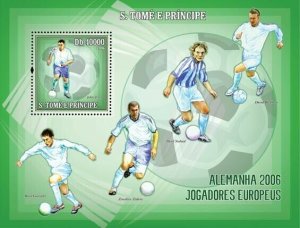 S. TOME & PRINCIPE 2006 - Germany 2006 - European Football. Michel no: 2748