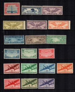 US 19  MNH air mail cat $117.00