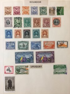 Paraguay Uruguay Ecuador Nicaragua Used MH (Apx 270+) MK600