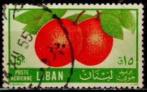 Lebanon; 1955: Sc. # C213: Used Single Stamp