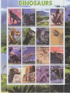 Dinosaurs On Stamps - Mint Set of 17 - 6112,18