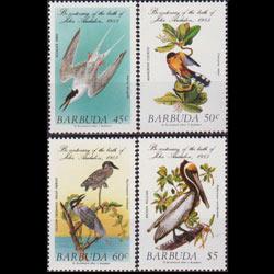 BARBUDA 1985 - Scott# 701-4 Birds Set of 4 NH