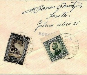 Yugoslavia SERBIA Express Cover *Senta/Cehta* Bi-Lingual CDS 1924 {samwells}CU98