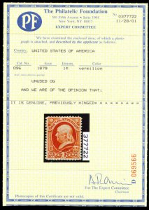 MALACK O96 SUPERB OG LH, w/PF (11/01) CERT,  near pe..MORE.. gg1284