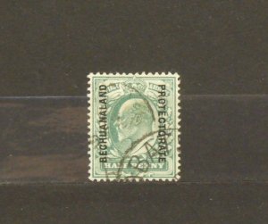 8717   Bechuanaland   Used # 76   Edward VII w Overprint     CV$ 3.50