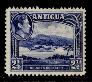 ANTIGUA GVI SG102, 2½d deep ultramarine, M MINT.