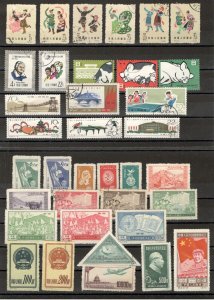 CHINA - LOT OF 36 STAMPS (207)