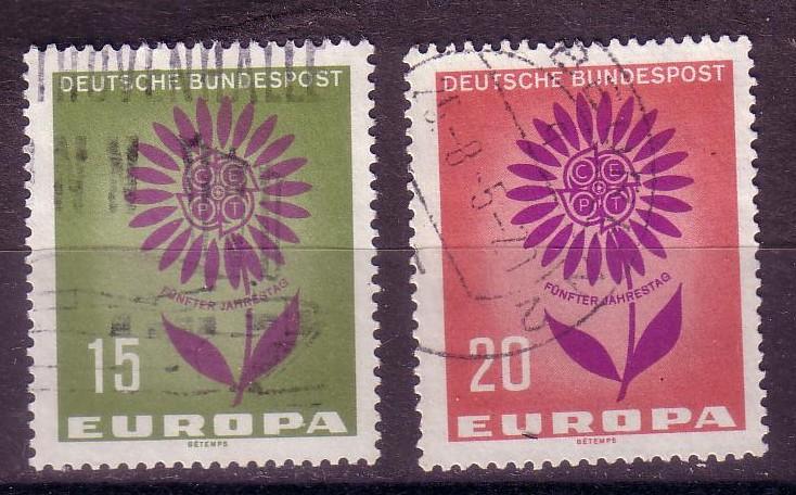 *Bund Europa 1964 Sc 897-898 Used