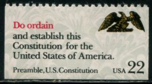 2359 US 22c Drafting the Constitution, MNH