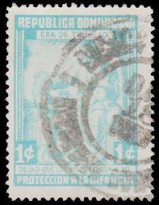 DOMINICAN REPUBLIC 1954. SCOTT # RA17. USED. # 1