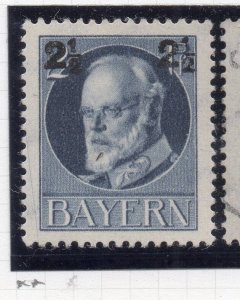 Bayern 1914 Early Issue Fine Mint Hinged 2.5pf. Surcharged NW-10700