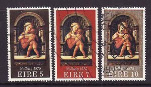 Ireland-Sc#382-4- id10-used set-Christmas-1975-