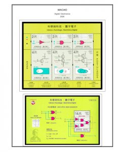 COLOR PRINTED MACAO 2011-2020 STAMP ALBUM  PAGES (122 illustrated pages)