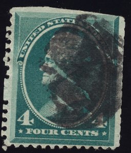 US Scott 211 Used (Damage: Low Price!!) 4 cent Jackson 1883 Lot AP2216 bhmstamps