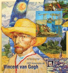 Mozambique - 2013 Vincent van Gogh -  Stamp S/S - 13A-1249