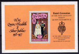 BARBUDA 1978 Sc#354  Coronation Anniversary Q.E.II S/S (1) MNH