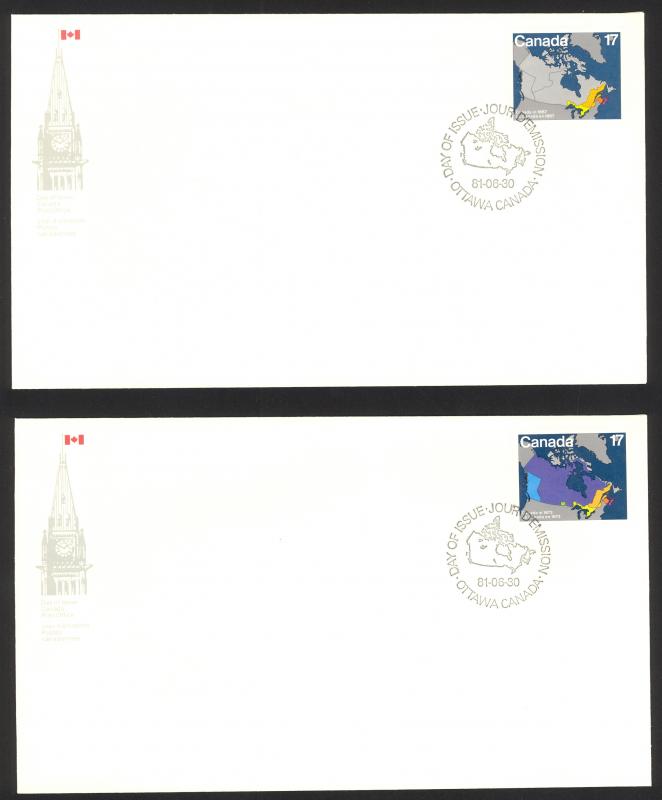 Canada Sc# 890-893 FDC Set/4 (singles) 1981 06.30 Canada Day