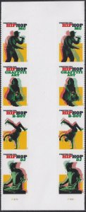 US 5480-5483 5483a Hip Hop forever vert gutter block (8 stamps) MNH 2020