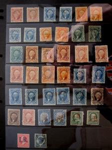 US - ASSORTMENT OF REVENUE STAMPS - USED - CAT VAL $191.65  (4)