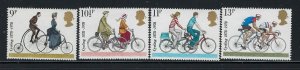 Great Britain 843-46 MNH 1978 Bicycles