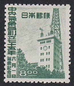 Japan # 459, Observatory, Mint Hinged, 1/3 Cat.