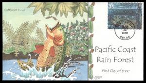 #3378d Cutthroat Trout Collins FDC