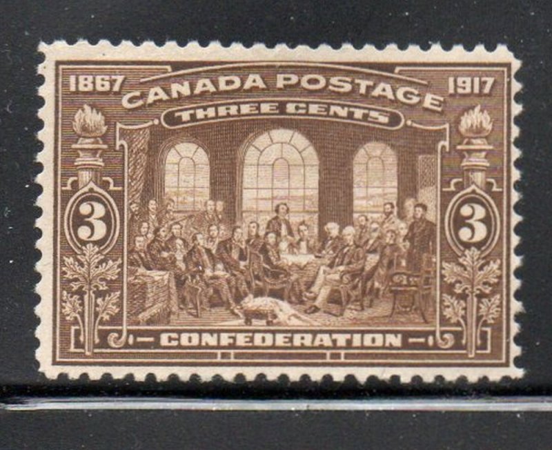 Canada Sc 135 1917 50 th Anniversary Confederation stamp mint NH