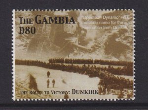Gambia   #2958a MNH  end of World War II operation Dynamo 80d