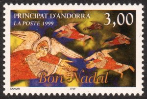 Andorra (French) #516  MNH - Christmas (1999)