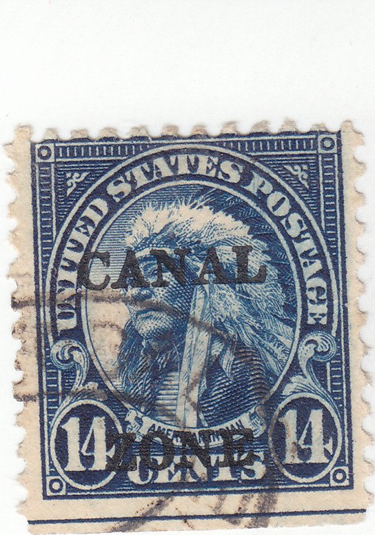 Canal Zone, Scott #89 - 14c Dark Blue - Used